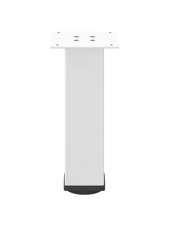 Sohvapöydän jalat 4 kpl valkoinen 30-32 cm teräs