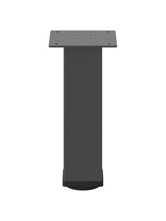 Sohvapöydän jalat 4 kpl antrasiitti 30-32 cm teräs