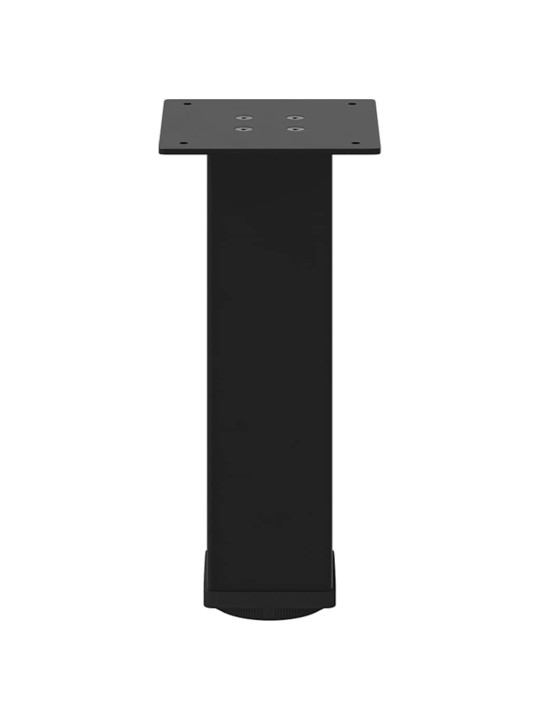 Sohvapöydän jalat 4 kpl musta 42-44 cm teräs
