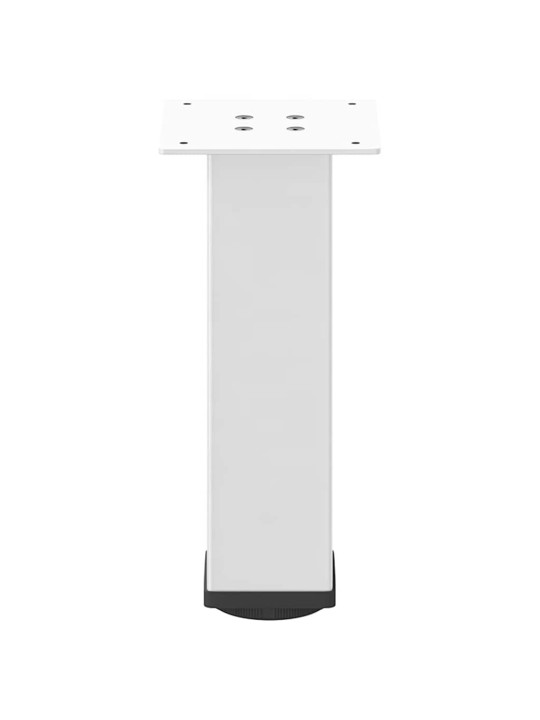 Sohvapöydän jalat 4 kpl valkoinen 42-44 cm teräs