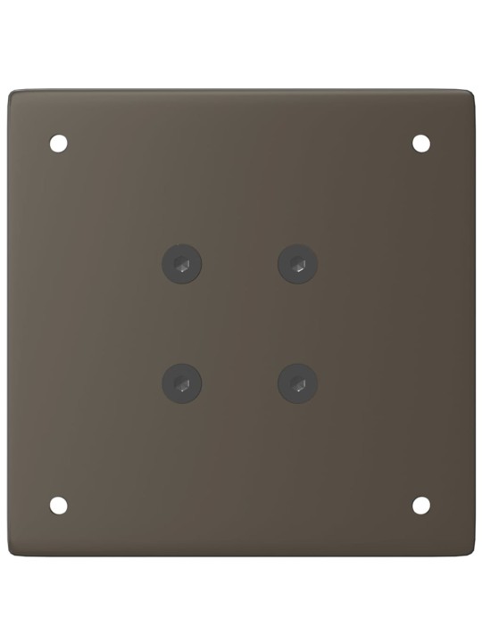 Sohvapöydän jalat 4 kpl luonnonvärinen teräs 42-44 cm teräs