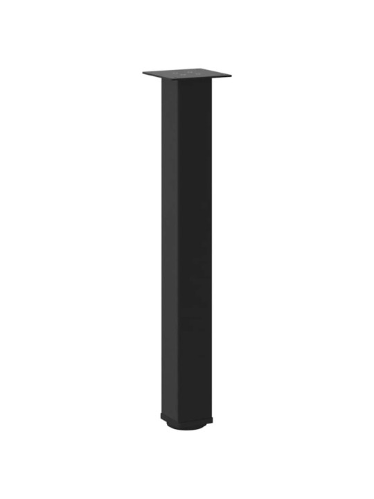 Konsolipöydän jalat 4 kpl musta 72-74 cm teräs