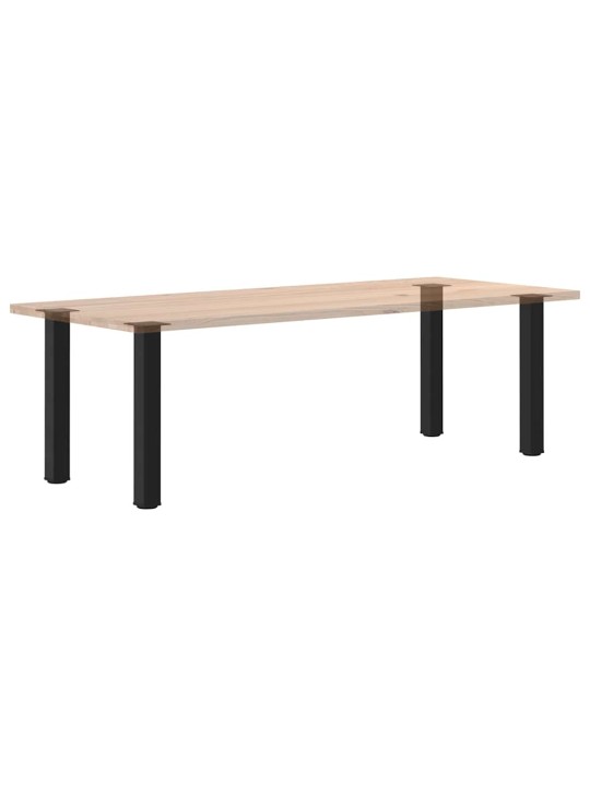 Konsolipöydän jalat 4 kpl musta 72-74 cm teräs
