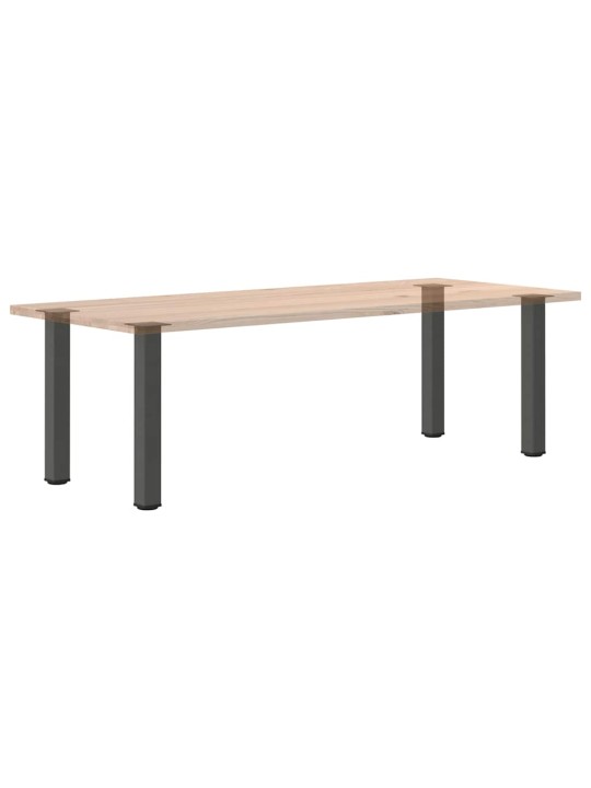 Konsolipöydän jalat 4 kpl antrasiitti 72-74 cm teräs