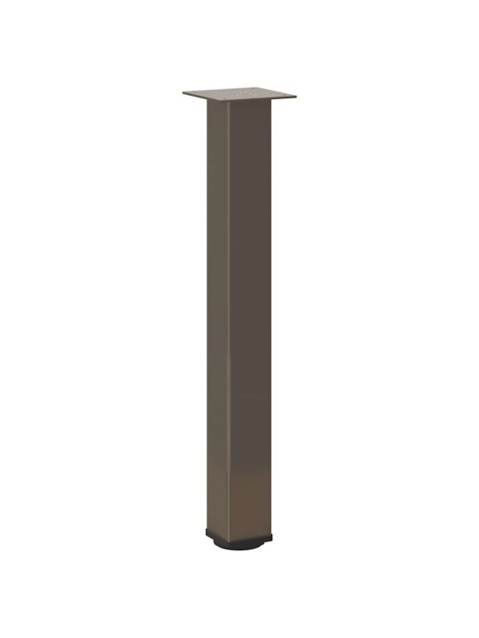 Konsolipöydän jalat 4 kpl luonnonvärinen teräs 72-74 cm teräs