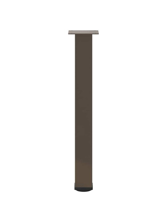 Konsolipöydän jalat 4 kpl luonnonvärinen teräs 72-74 cm teräs