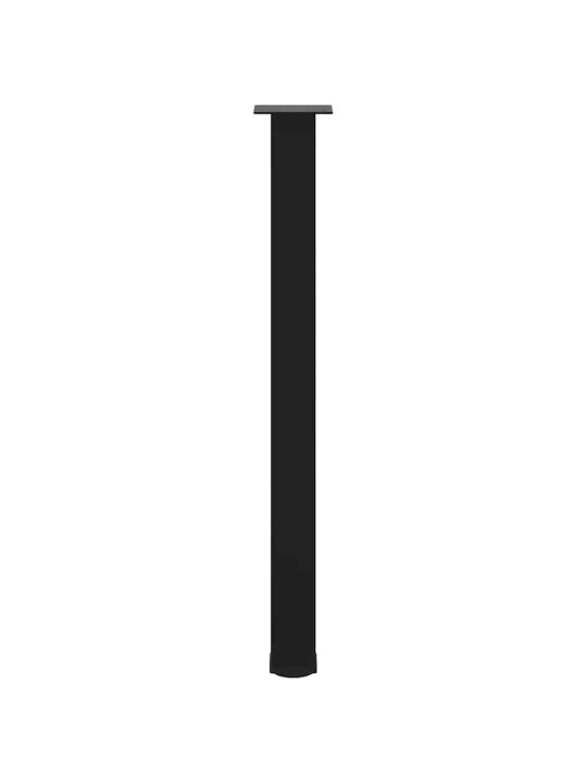 Baaripöydän jalat 4 kpl musta 90-92 cm teräs