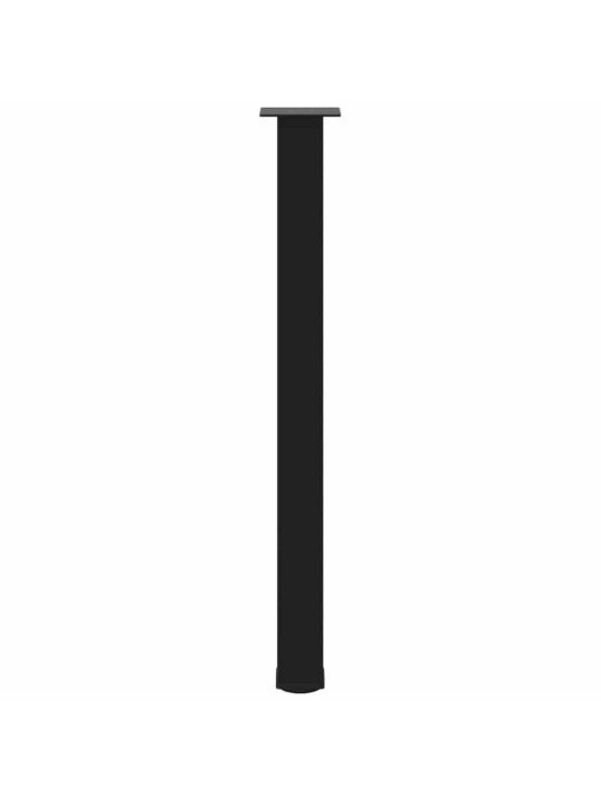 Baaripöydän jalat 4 kpl musta 90-92 cm teräs