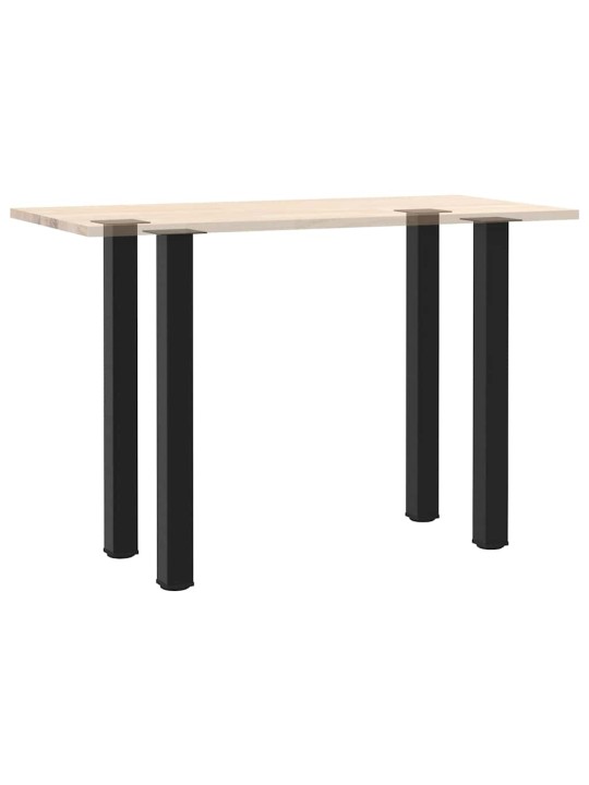 Baaripöydän jalat 4 kpl musta 90-92 cm teräs