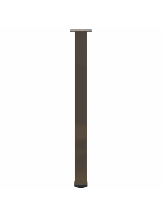 Baaripöydän jalat 4 kpl luonnonvärinen teräs 90-92 cm teräs
