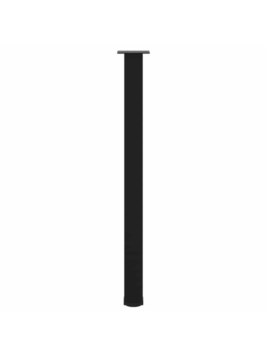 Baaripöydän jalat 4 kpl musta 110-112 cm teräs