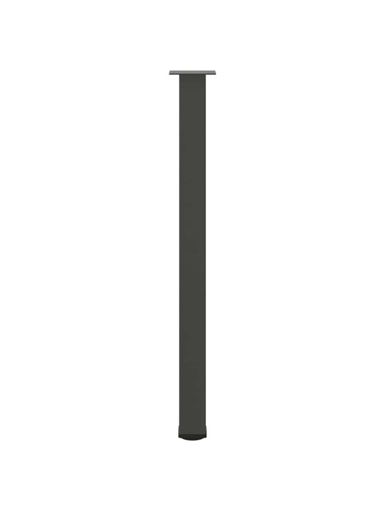 Baaripöydän jalat 4 kpl antrasiitti 110-112 cm teräs