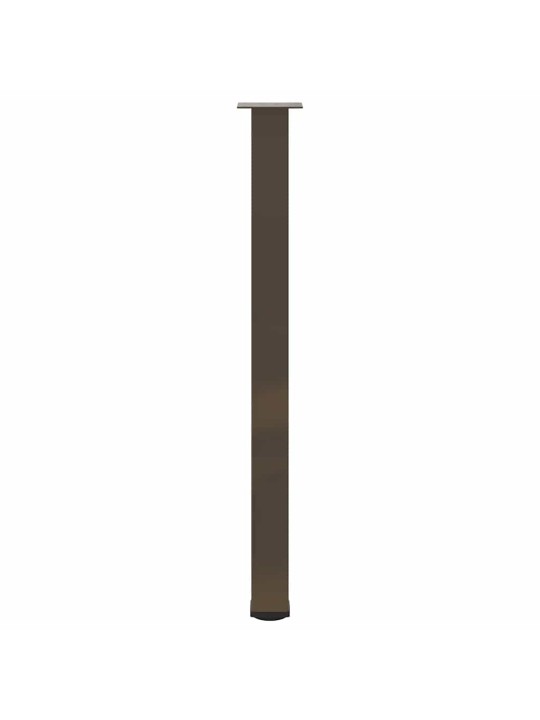 Baaripöydän jalat 4 kpl luonnonvärinen teräs 110-112 cm teräs