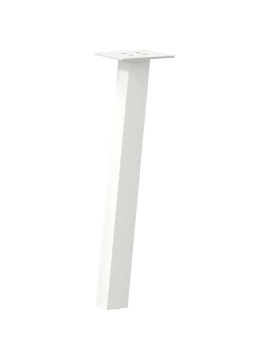 Sohvapöydän jalat 4 kpl valkoinen 30 cm teräs