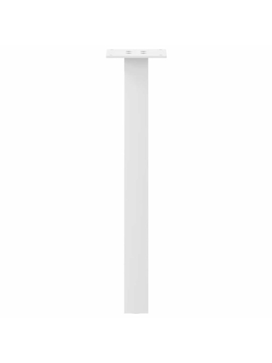 Sohvapöydän jalat 4 kpl valkoinen 30 cm teräs