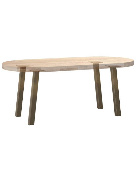 Sohvapöydän jalat 4 kpl luonnonvärinen teräs 30 cm teräs