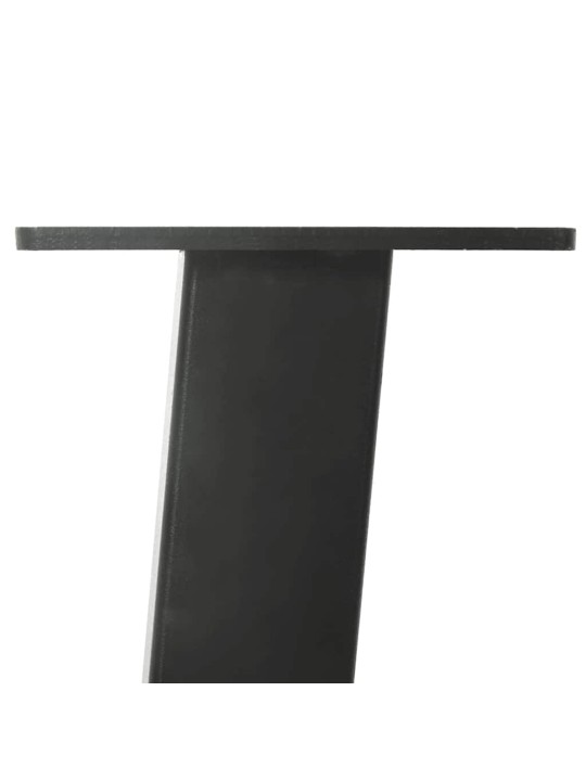 Sohvapöydän jalat 4 kpl antrasiitti 42 cm teräs