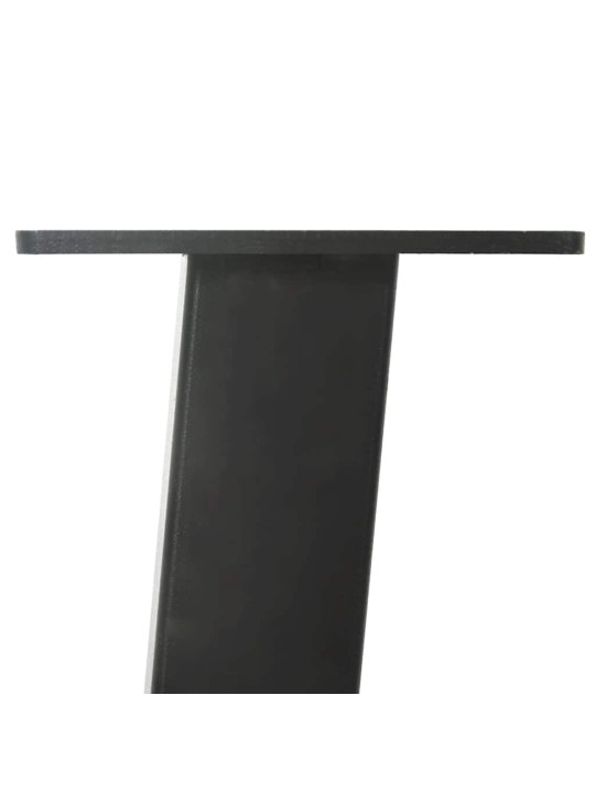 Konsolipöydän jalat 4 kpl antrasiitti 72 cm teräs