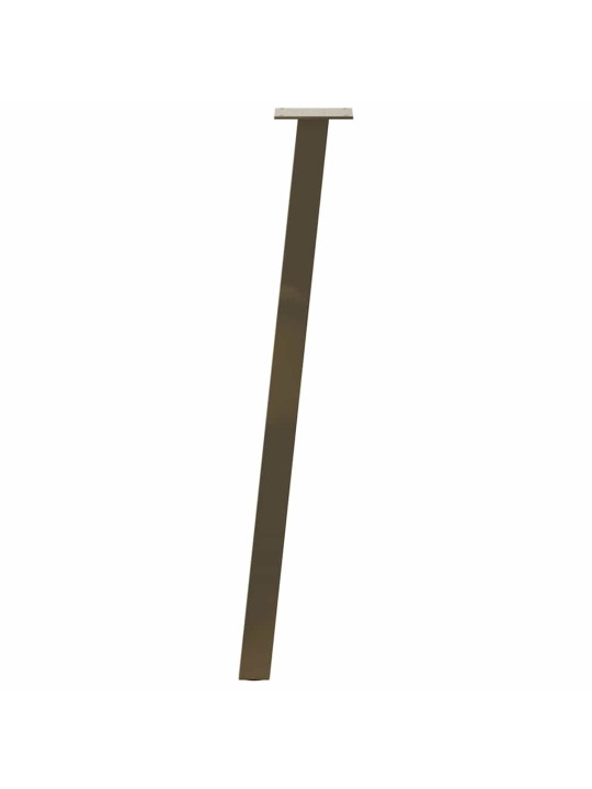 Konsolipöydän jalat 4 kpl luonnonvärinen teräs 72 cm teräs