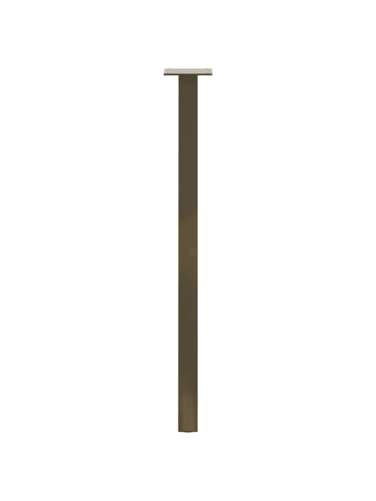 Konsolipöydän jalat 4 kpl luonnonvärinen teräs 72 cm teräs