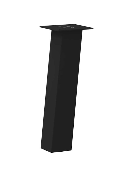 Sohvapöydän jalat 4 kpl musta 30 cm teräs