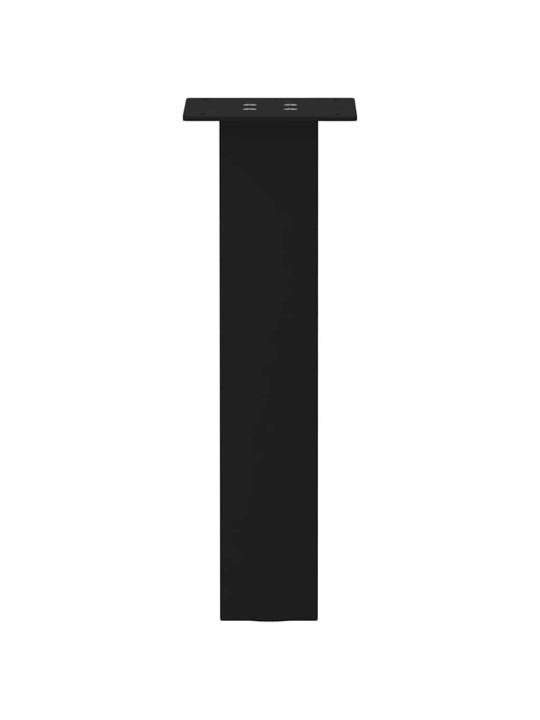 Sohvapöydän jalat 4 kpl musta 30 cm teräs