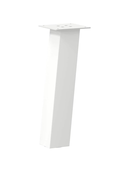Sohvapöydän jalat 4 kpl valkoinen 30 cm teräs