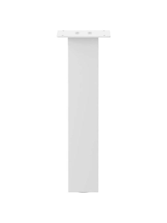 Sohvapöydän jalat 4 kpl valkoinen 30 cm teräs