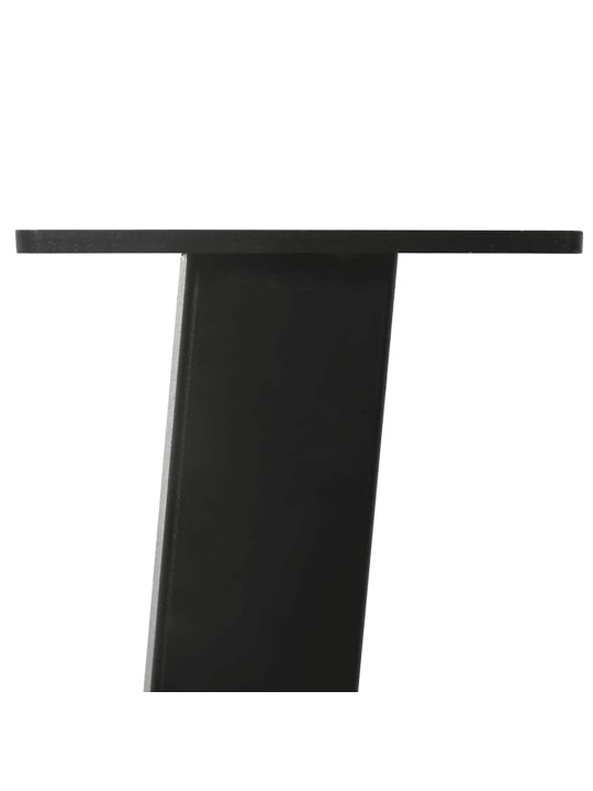 Sohvapöydän jalat 4 kpl musta 42 cm teräs