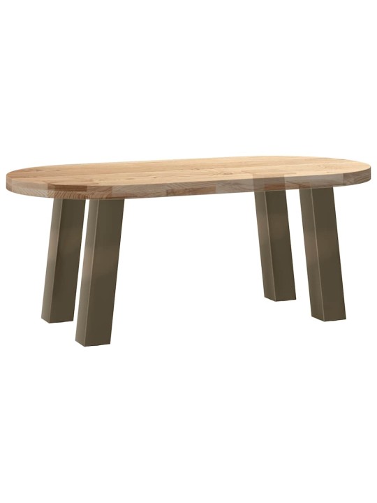 Sohvapöydän jalat 4 kpl luonnonvärinen teräs 42 cm teräs