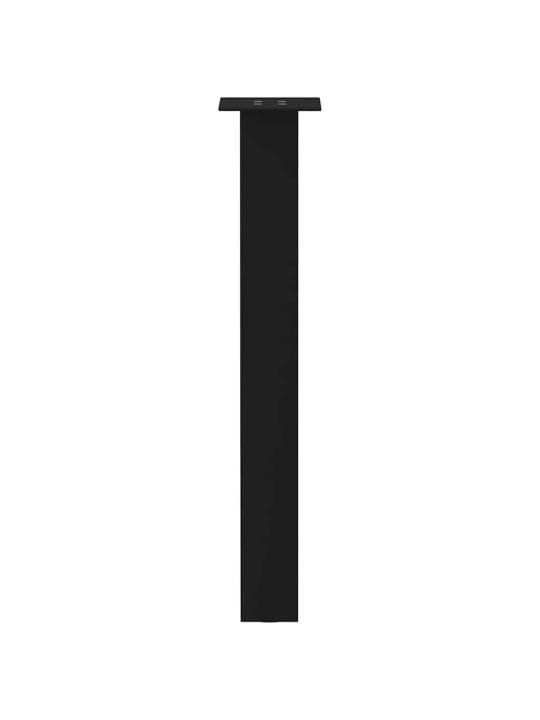Konsolipöydän jalat 4 kpl musta 72 cm teräs