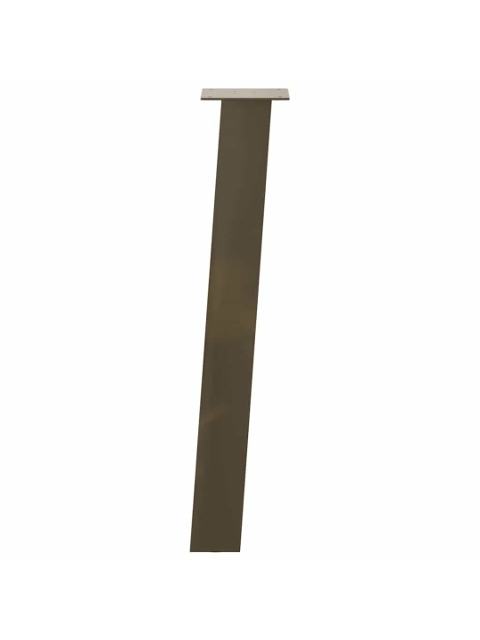 Konsolipöydän jalat 4 kpl luonnonvärinen teräs 72 cm teräs