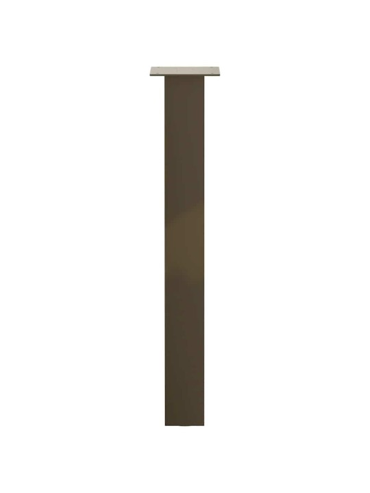 Konsolipöydän jalat 4 kpl luonnonvärinen teräs 72 cm teräs