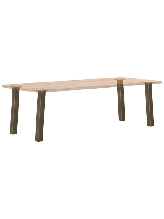 Konsolipöydän jalat 4 kpl luonnonvärinen teräs 72 cm teräs