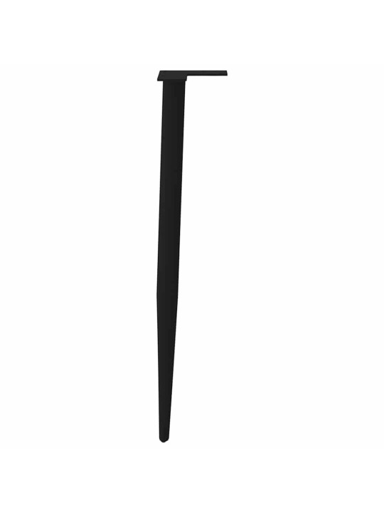 Konsolipöydän jalat kartiomaiset 4 kpl musta 72-73 cm teräs