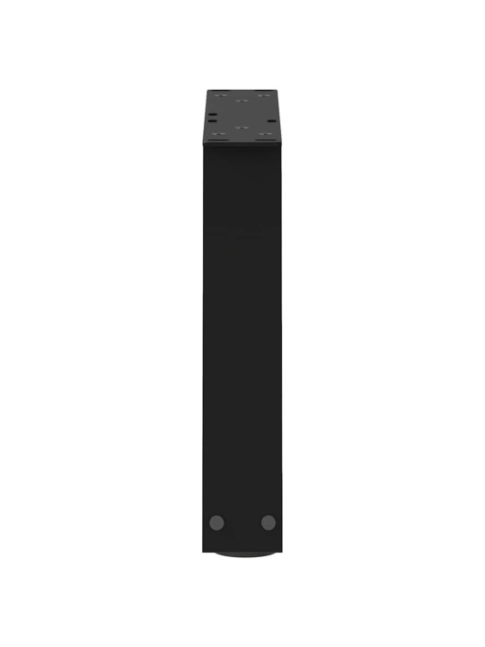 Sohvapöydän jalat v-muotoiset 2 kpl musta 30x(30-31,3) cm teräs