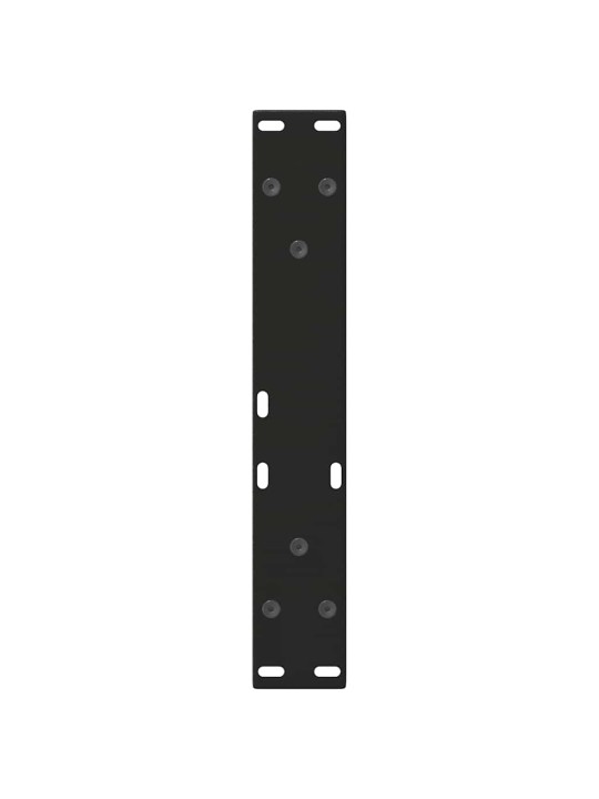 Sohvapöydän jalat v-muotoiset 2 kpl musta 30x(30-31,3) cm teräs