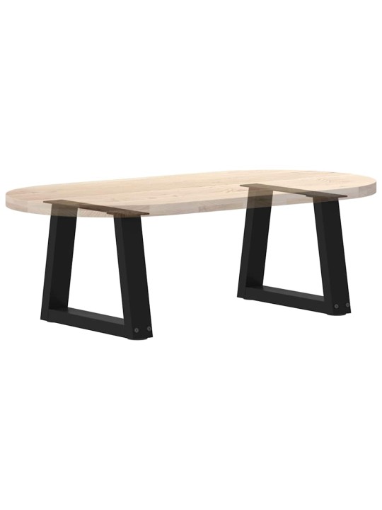 Sohvapöydän jalat v-muotoiset 2 kpl musta 30x(30-31,3) cm teräs
