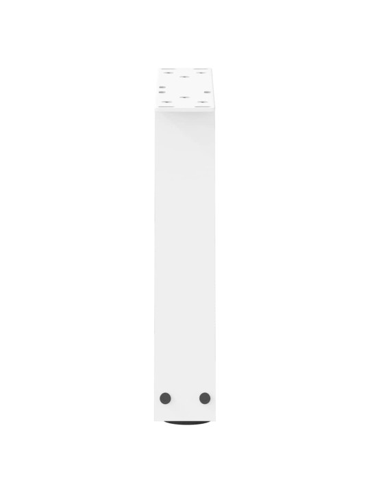 Sohvapöydän jalat v-muotoiset 2 kpl valkoinen 30x(30-31,3) cm teräs