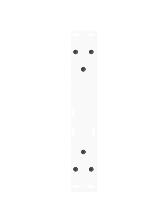 Sohvapöydän jalat v-muotoiset 2 kpl valkoinen 30x(30-31,3) cm teräs