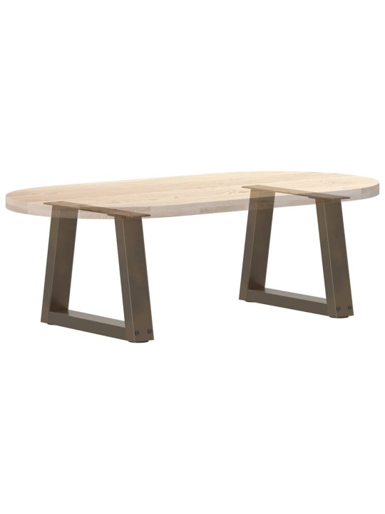 Sohvapöydän jalat v-muotoiset 2 kpl luonnonvärinen teräs 30x(30-31,3) cm teräs