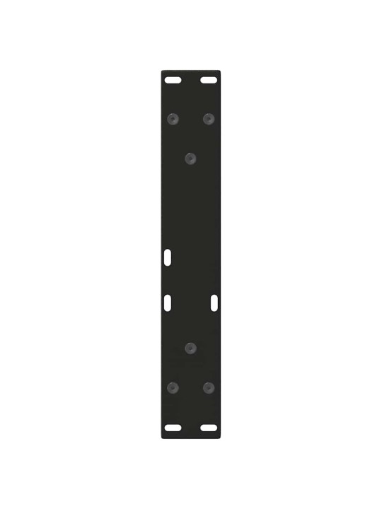 Sohvapöydän jalat v-muotoiset 2 kpl musta 40x(30-31,3) cm teräs