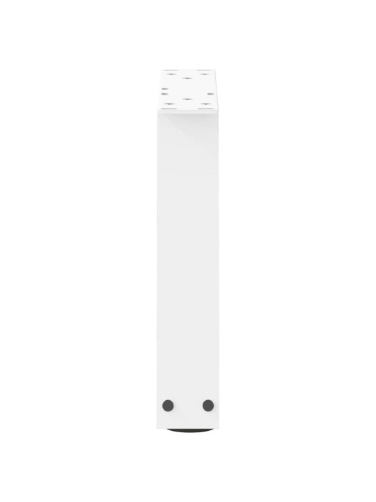 Sohvapöydän jalat v-muotoiset 2 kpl valkoinen 40x(30-31,3) cm teräs