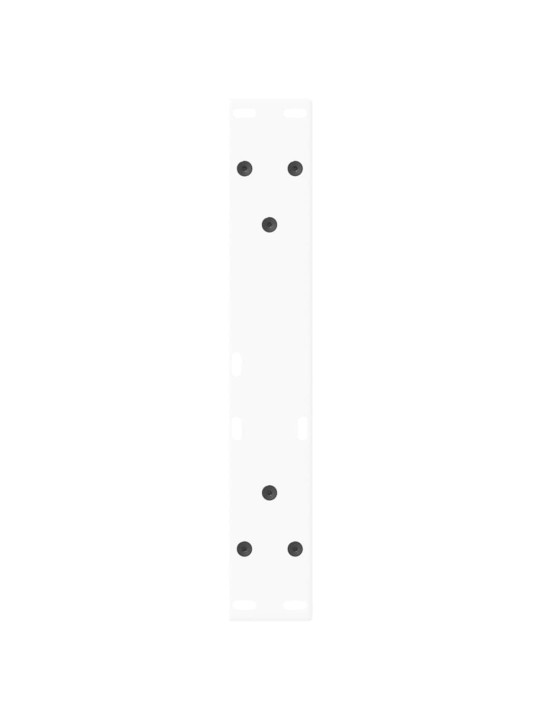 Sohvapöydän jalat v-muotoiset 2 kpl valkoinen 40x(30-31,3) cm teräs