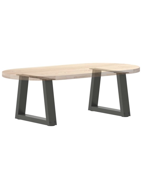 Sohvapöydän jalat v-muotoiset 2 kpl antrasiitti 40x(30-31,3) cm teräs