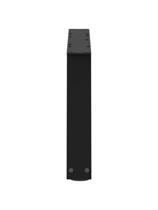Sohvapöydän jalat v-muotoiset 2 kpl musta 50x(30-31,3) cm teräs