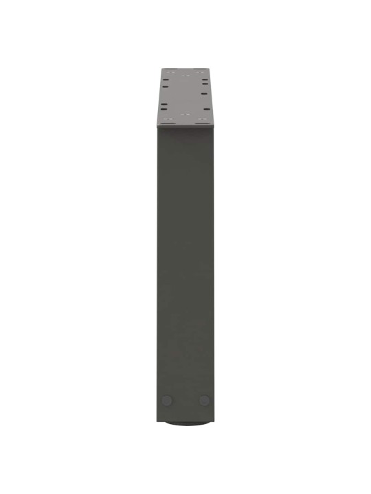 Sohvapöydän jalat v-muotoiset 2 kpl antrasiitti 50x(30-31,3) cm teräs