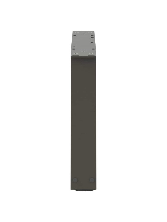 Sohvapöydän jalat v-muotoiset 2 kpl antrasiitti 60x(30-31,3) cm teräs