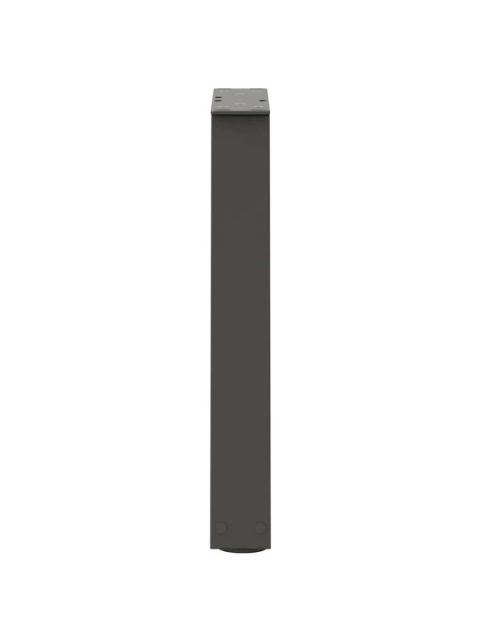 Sohvapöydän jalat v-muotoiset 2 kpl antrasiitti 28x(42-43,3) cm teräs