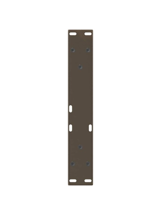 Sohvapöydän jalat v-muotoiset 2 kpl luonnollinen teräs 28x(42-43,3) cm teräs